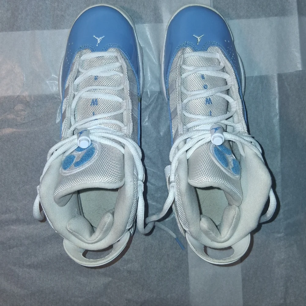 Jordan 6 Rings UNC University Sneakers Women 8.5 = 7 Men